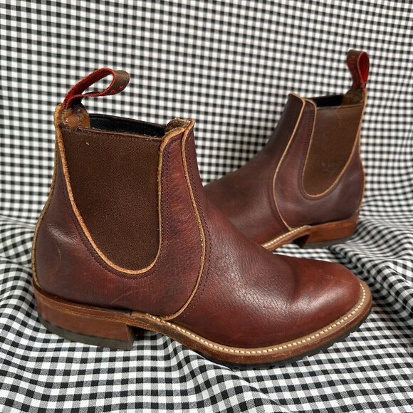 Red Wing 9054 Women's Chelsea Rancher Boots Red Brown Size 6 - Western / Work - Picture 1 of 6